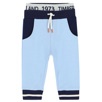 Baby Boys Blue Logo Joggers