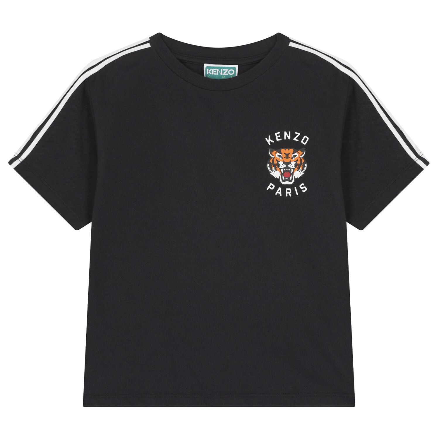 Black Tiger Logo T-Shirt, 1, hi-res