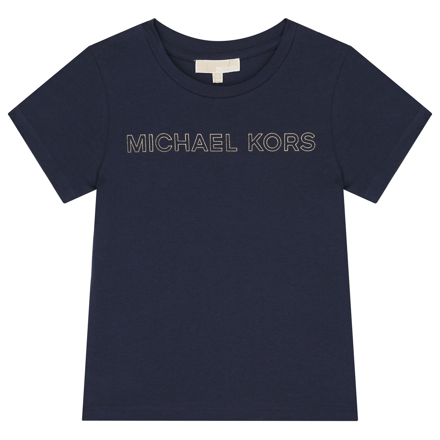 Girls Navy Blue Logo T-Shirt, 3, hi-res image number null