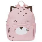 حقيبة ظهر بنات بطبعة القطة باللون الوردي  , 1, hi-res