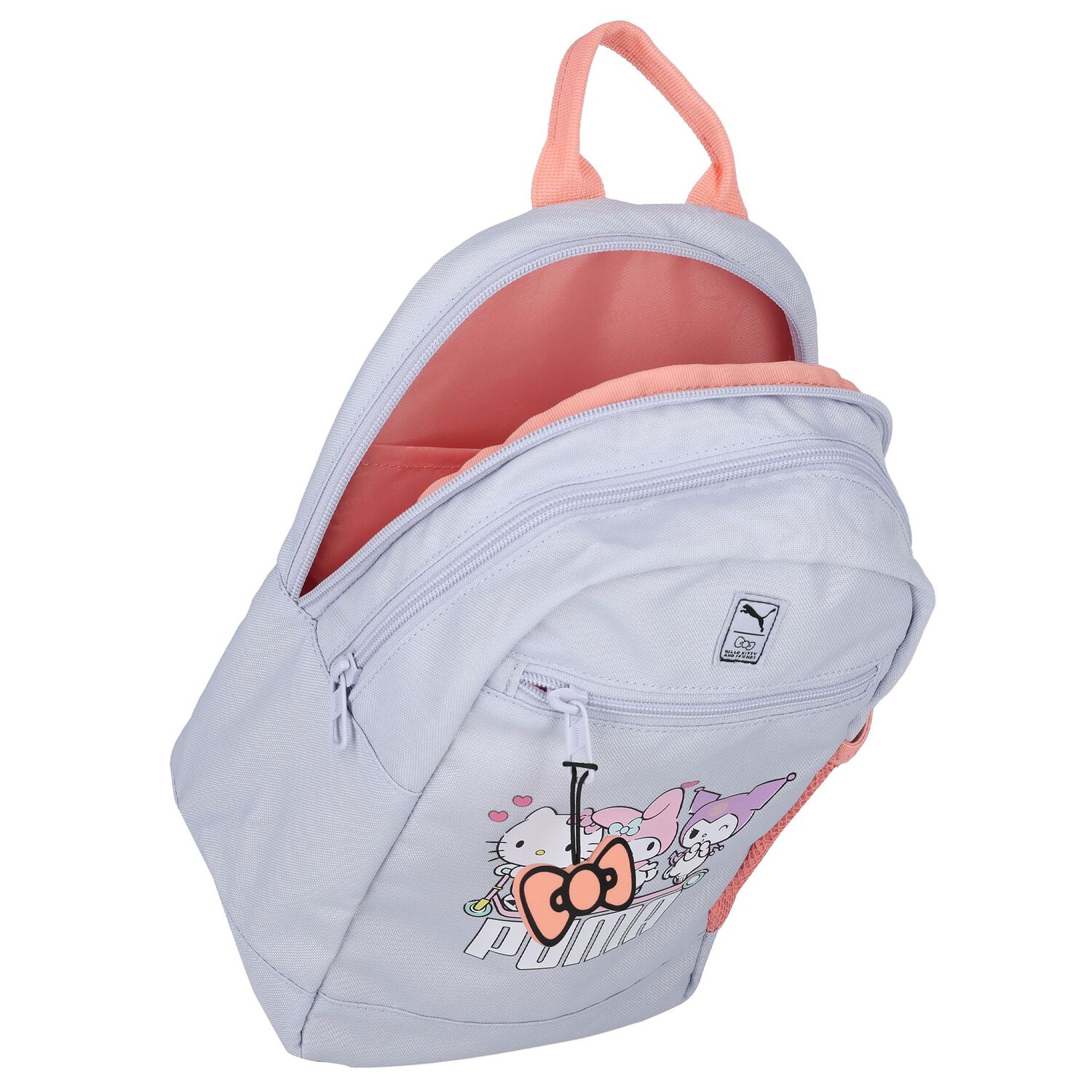 Girls Purple & Pink Hello Kitty Backpack, 1, hi-res