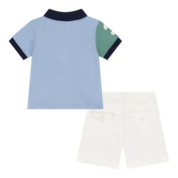 Baby Multi-Coloured Logo Shorts Set