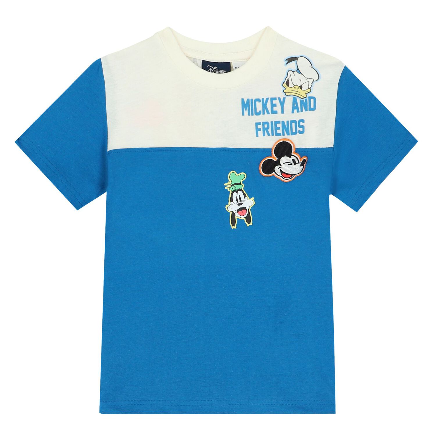 طقم شورت أولاد باللون العاجى والأزرق, 1, hi-res image number null