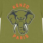 Boys Green Elephant Logo T-Shirt, 1, hi-res