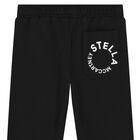 Boys Black Logo Joggers, 1, hi-res