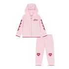 Baby Girls Pink Logo Tracksuit, 2, hi-res