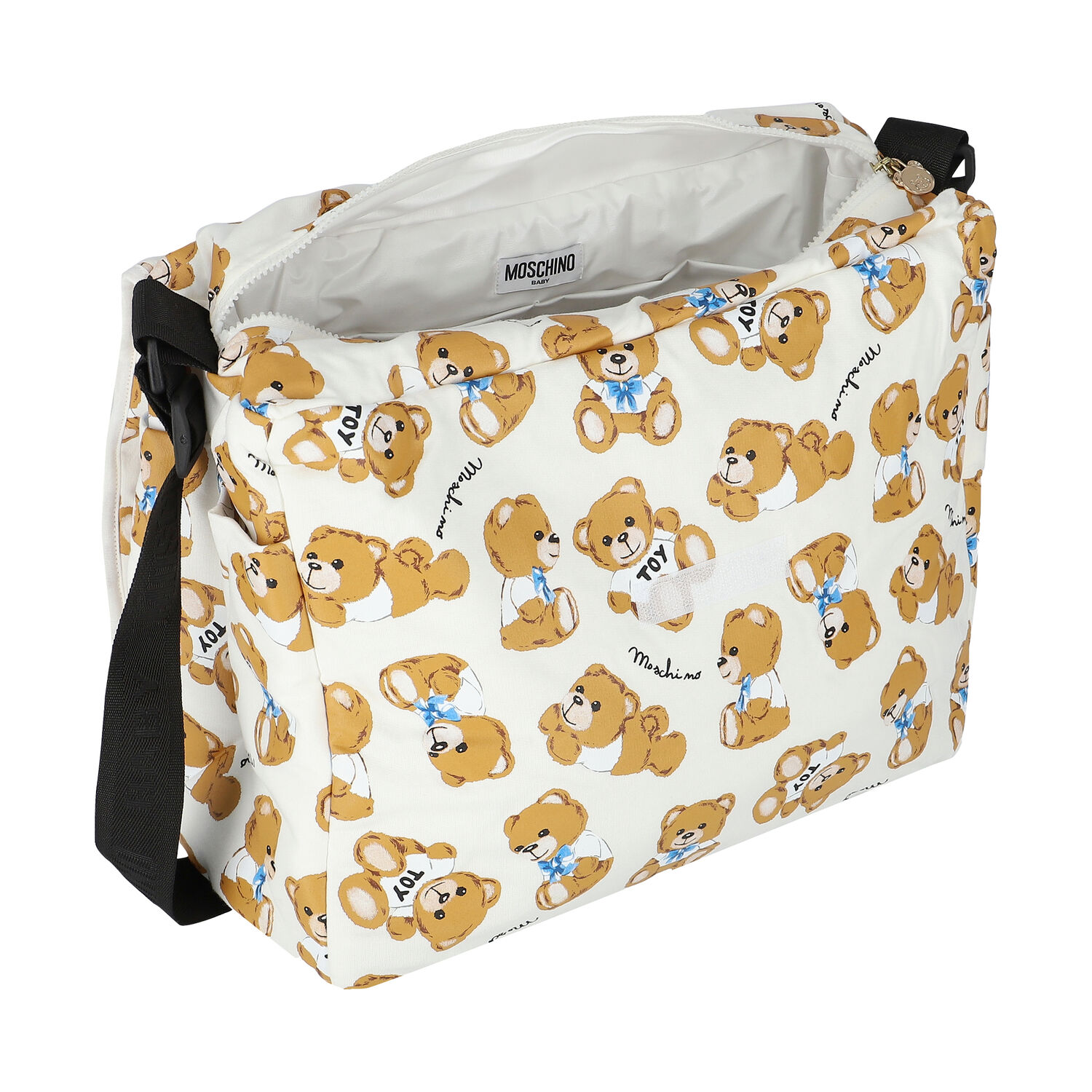 Pink Teddy Logo Baby Changing Bag, 4, hi-res