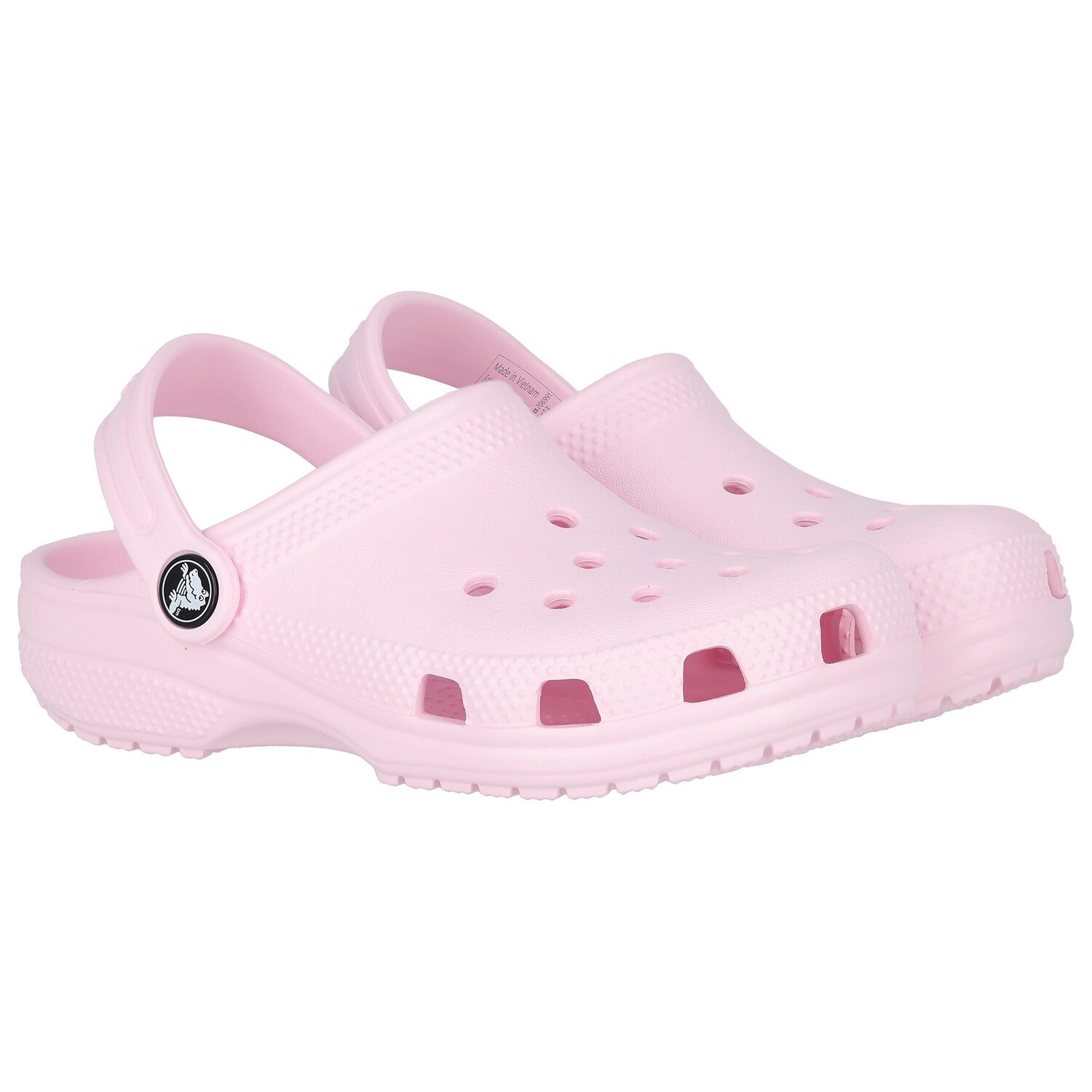 Girls Pale Pink Classic Clogs Sandals, 5, hi-res image number null