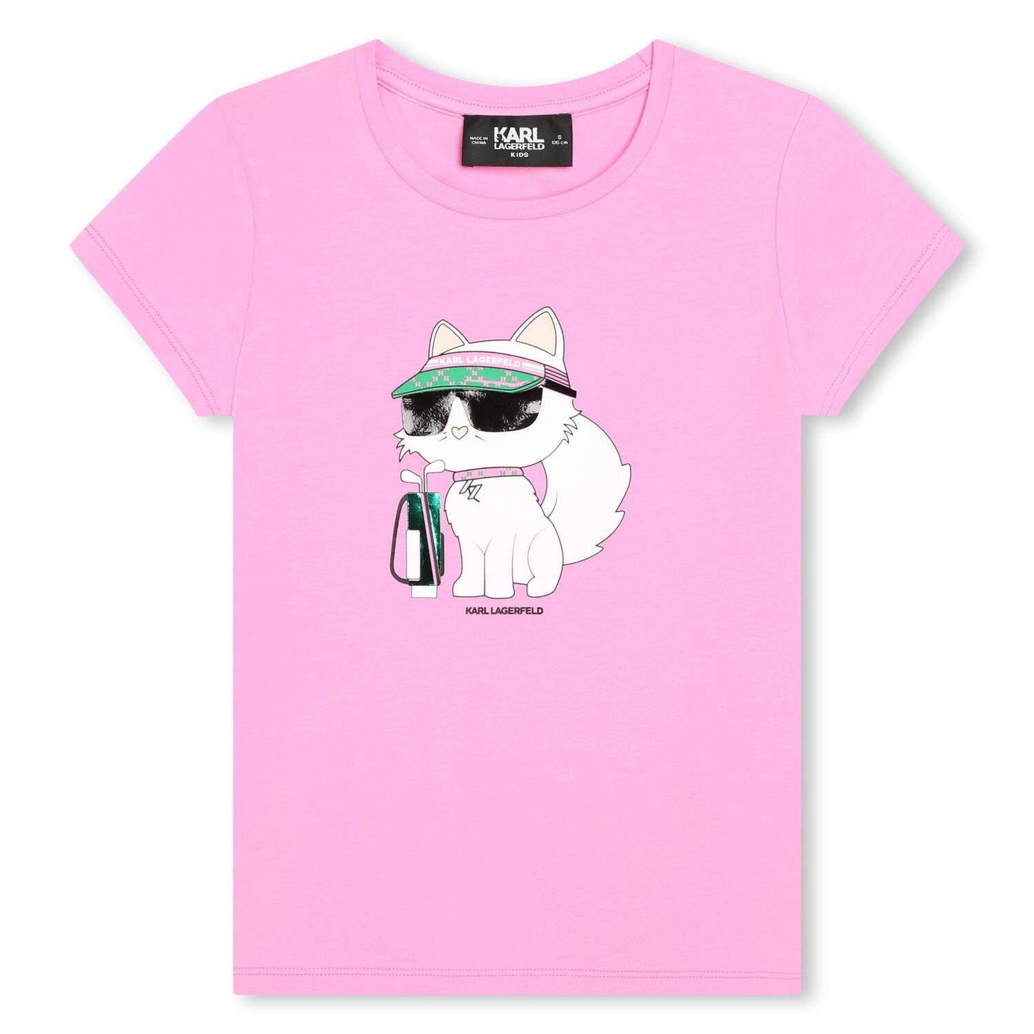 Girls Pink Logo T-Shirt, 1, hi-res