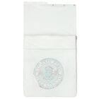 مدس بالشعار باللون الابيض, 1, hi-res