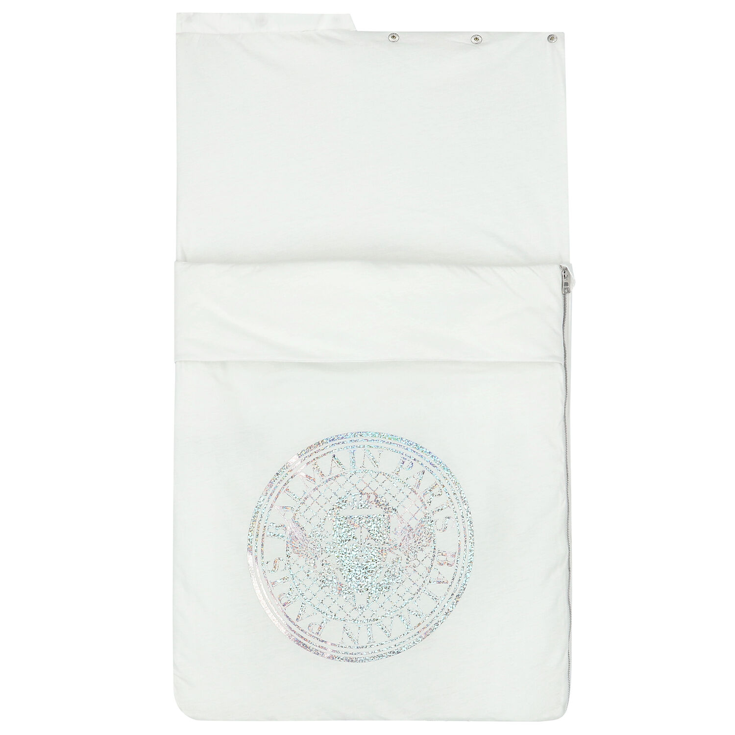 مدس بالشعار باللون الابيض, 1, hi-res