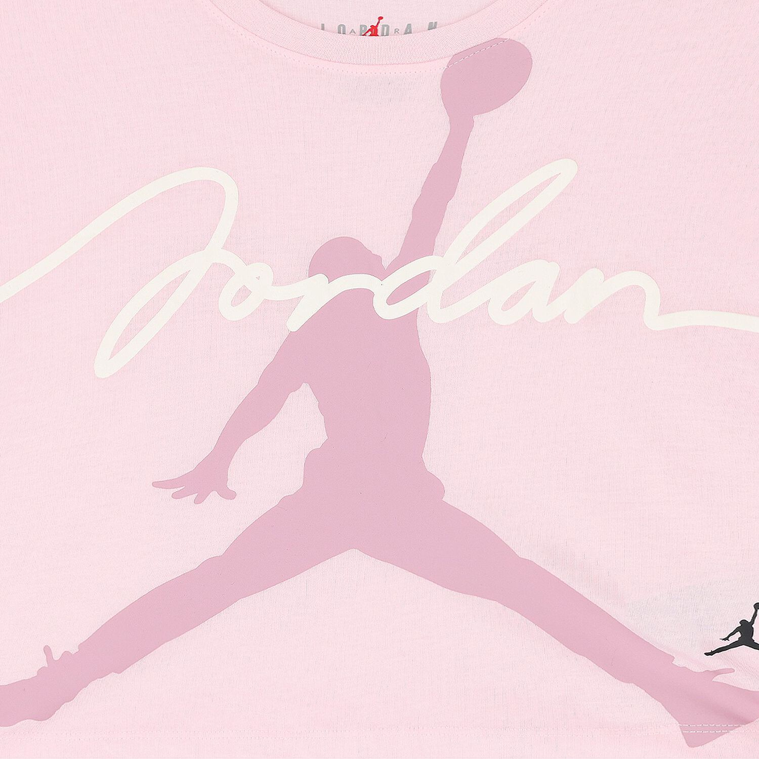 Girls Pink Jordan Logo T-Shirt, 1, hi-res