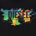 سويت شيرت بالشعار باللون الاسود, 1, hi-res