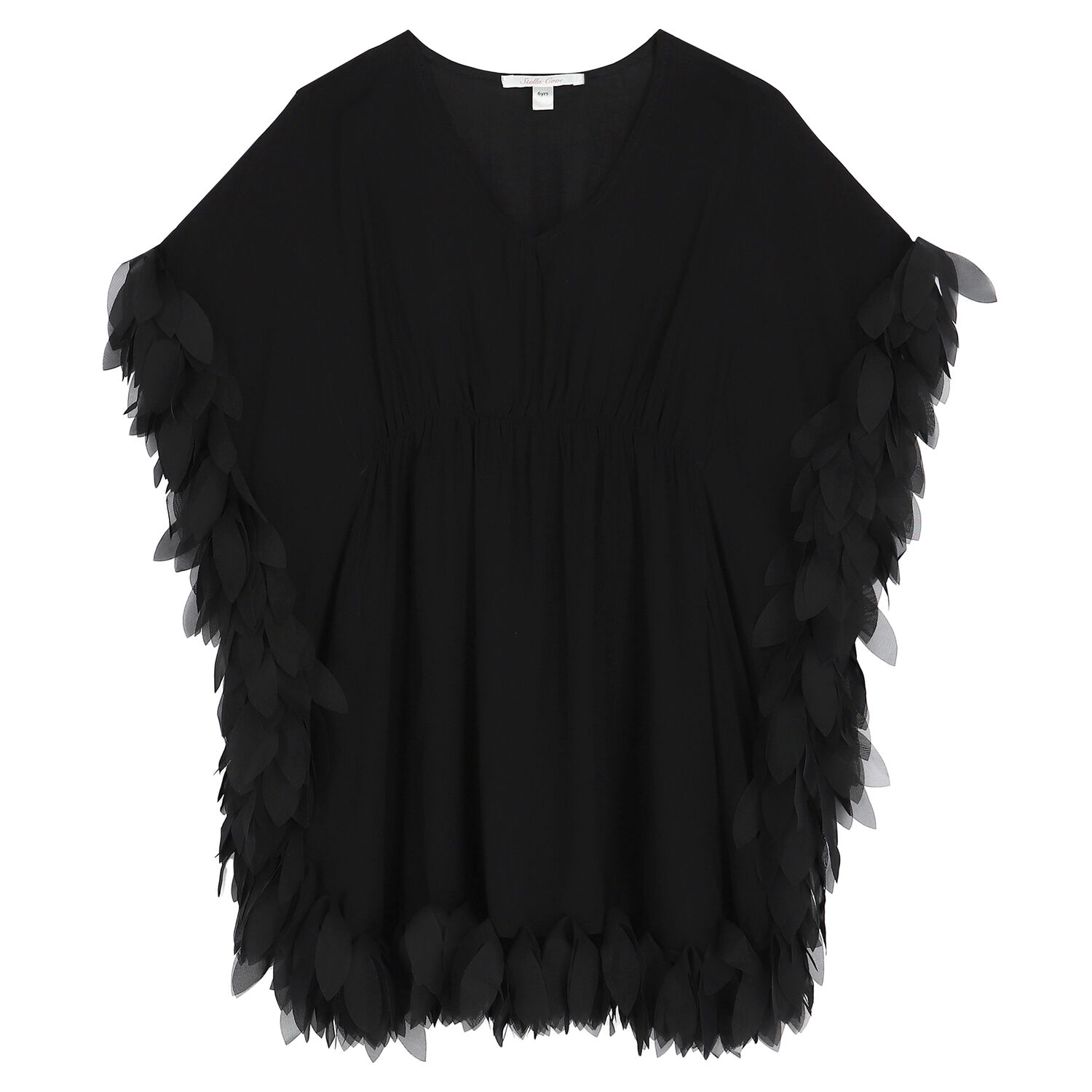 قفطان بنات باللون الاسود, 1, hi-res image number null