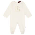 Ivory Logo Babygrow, 1, hi-res
