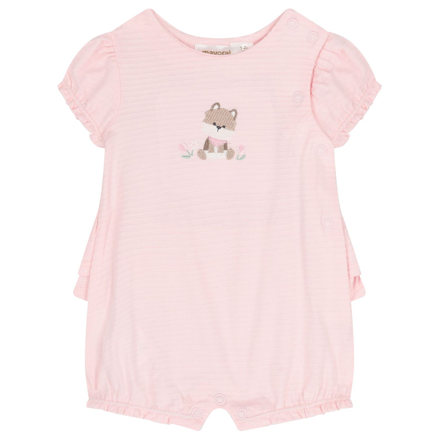 Baby Girls Pink Rompers ( 2-Pack ), 1, hi-res