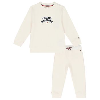 Baby Boys Ivory Logo Tracksuit