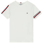 Boys White Logo T-Shirt, 2, hi-res