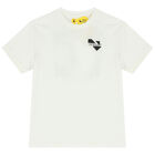 تيشيرت بالشعار باللون العاجي, 1, hi-res