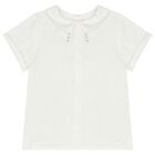 طقم شورت أولاد باللون الأبيض والبيج, 1, hi-res