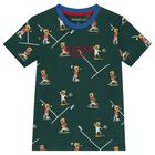 Boys Green Logo T-Shirt, 2, hi-res
