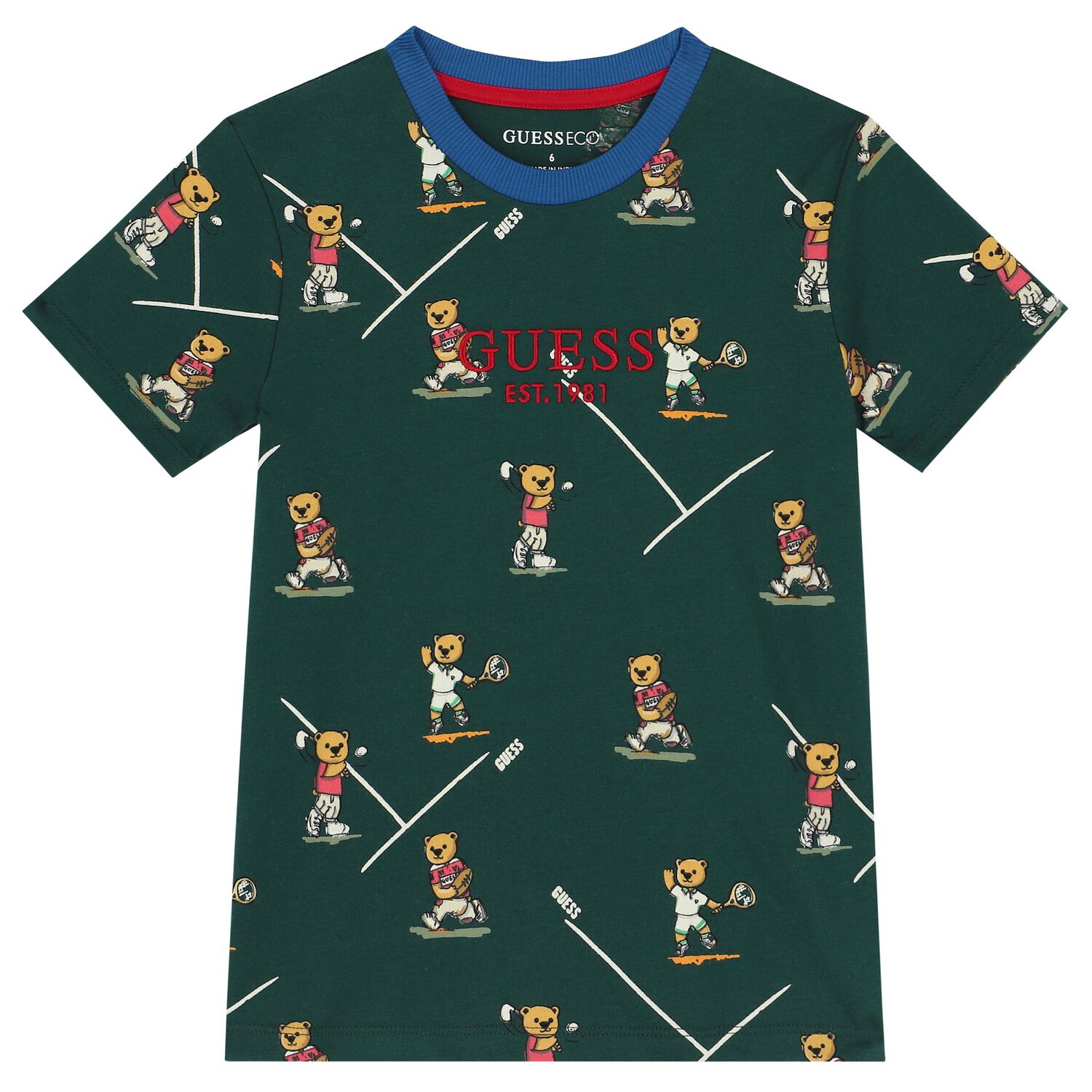 Boys Green Logo T-Shirt, 2, hi-res