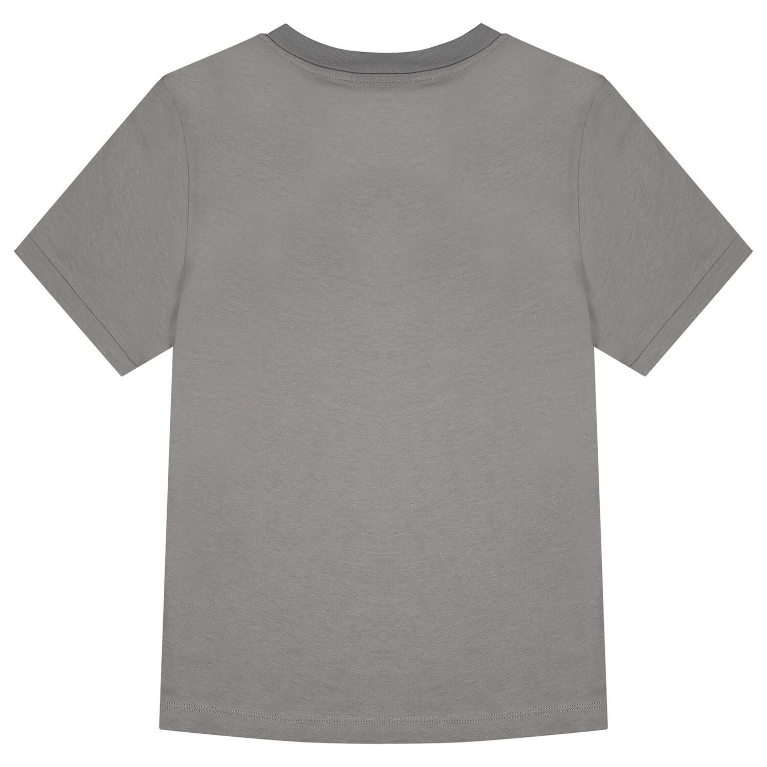 Boys Grey & Black Logo T-Shirt, 2, hi-res