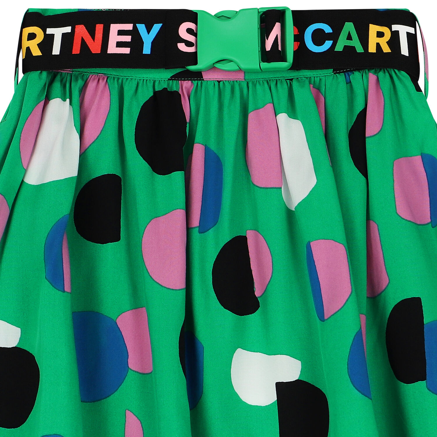 Girls Green Dots Skirt, 1, hi-res