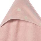Baby Girls Pink Hooded Towel, 2, hi-res