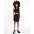 تنورة بالشعار باللون الأسود, 1, hi-res