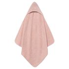 Baby Girls Pink Hooded Towel, 2, hi-res