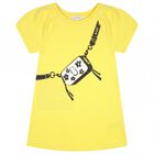 Girls Yellow Bag Dress, 1, hi-res