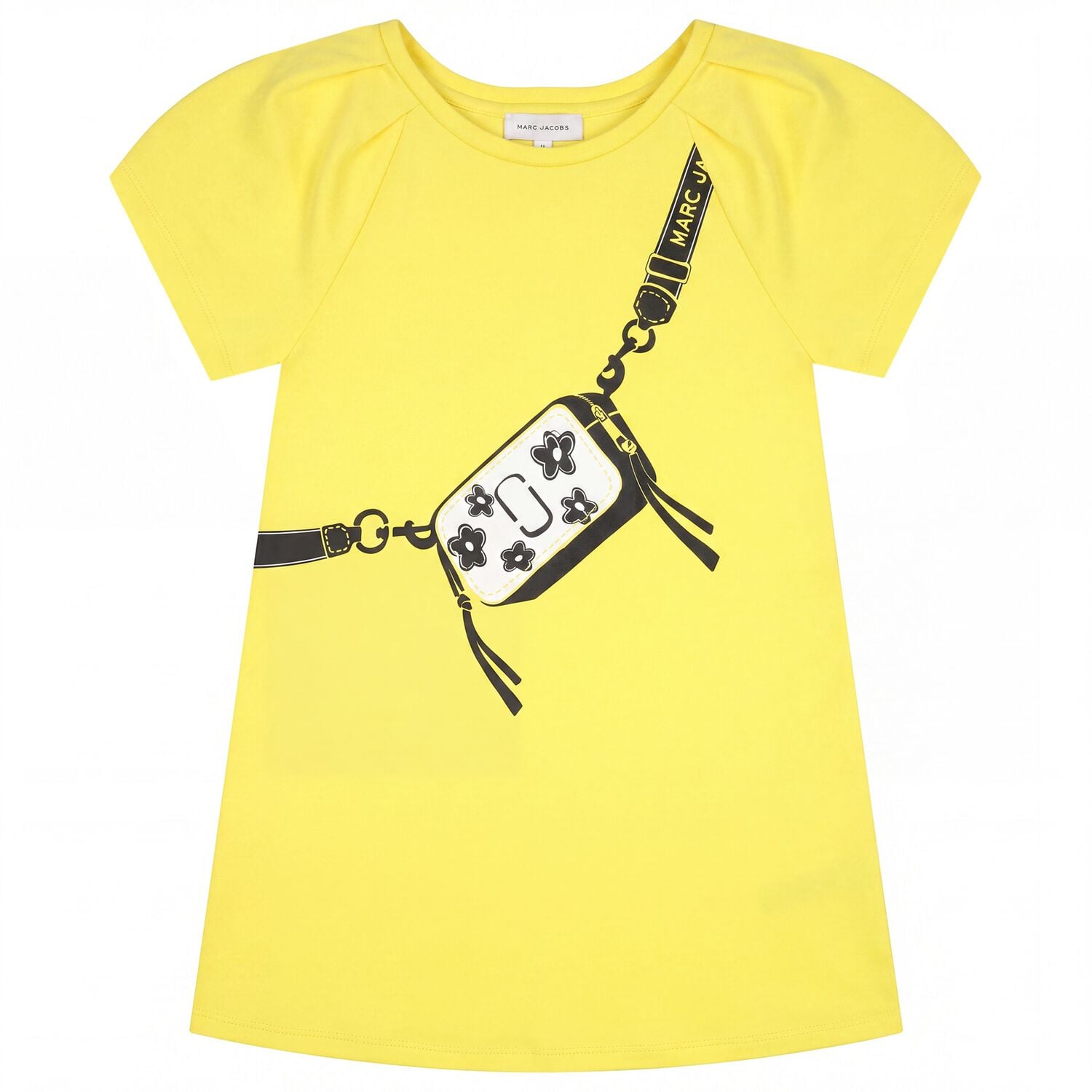 Girls Yellow Bag Dress, 1, hi-res