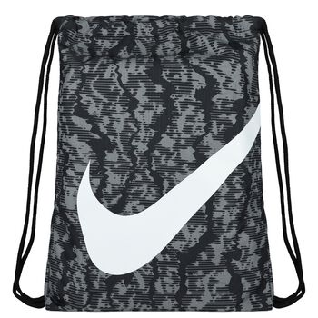 Black & Grey Logo Gym Sack