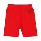 Boys Red Logo Shorts, 1, hi-res