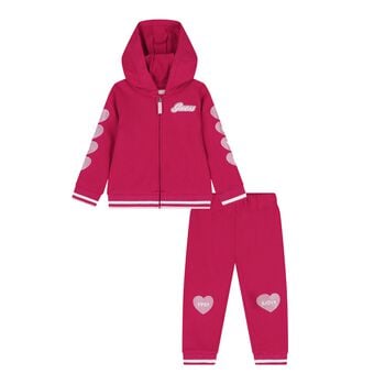 Baby Girls Pink Logo Tracksuit