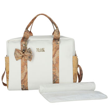 Ivory & Beige Logo Changing Bag