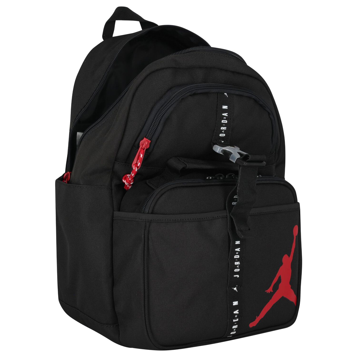 Black Jordan Logo Backpack, 1, hi-res