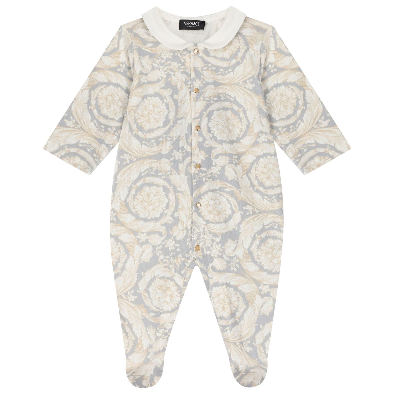 Baby Girls Grey Barocco Babygrow Gift Set, 3, hi-res image number null
