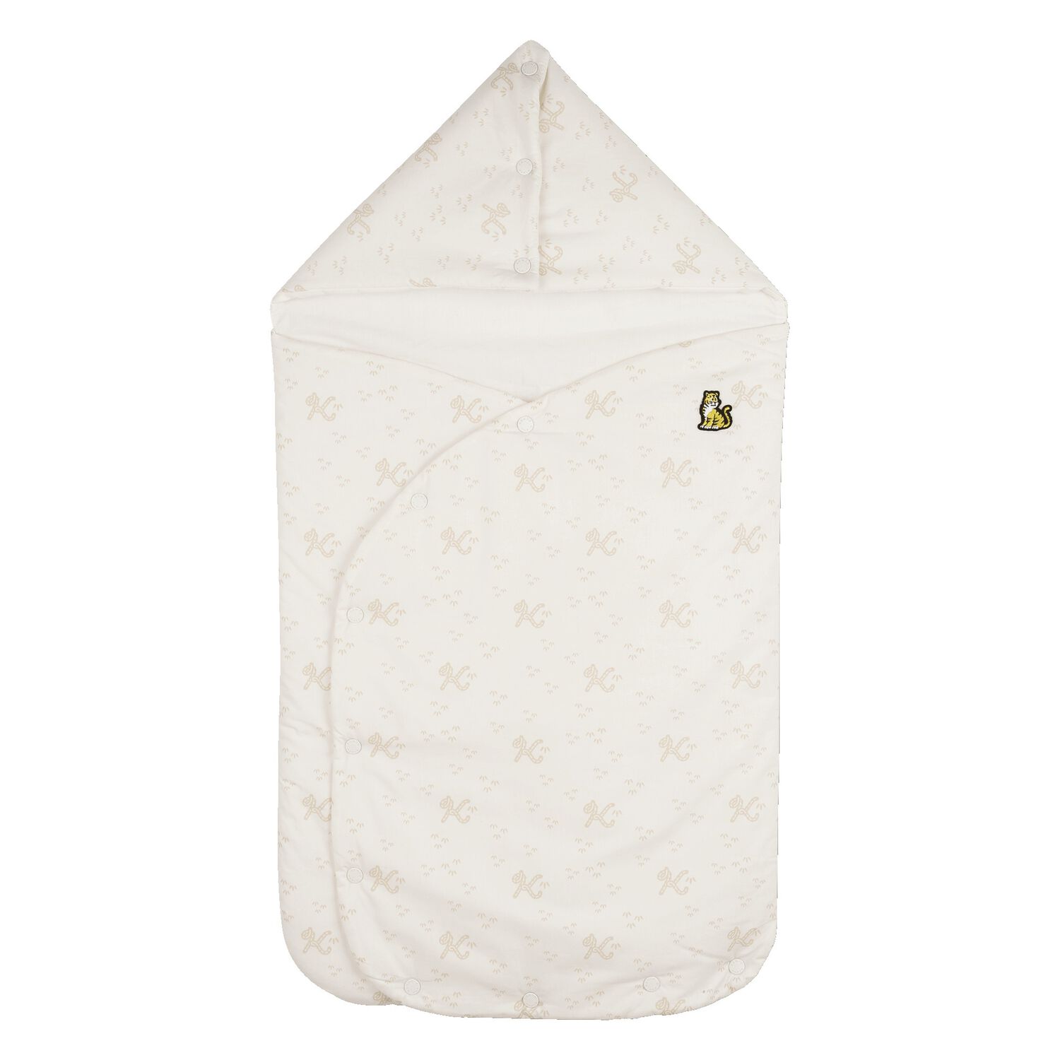 Ivory Tiger Logo Reversible Baby Nest, 1, hi-res