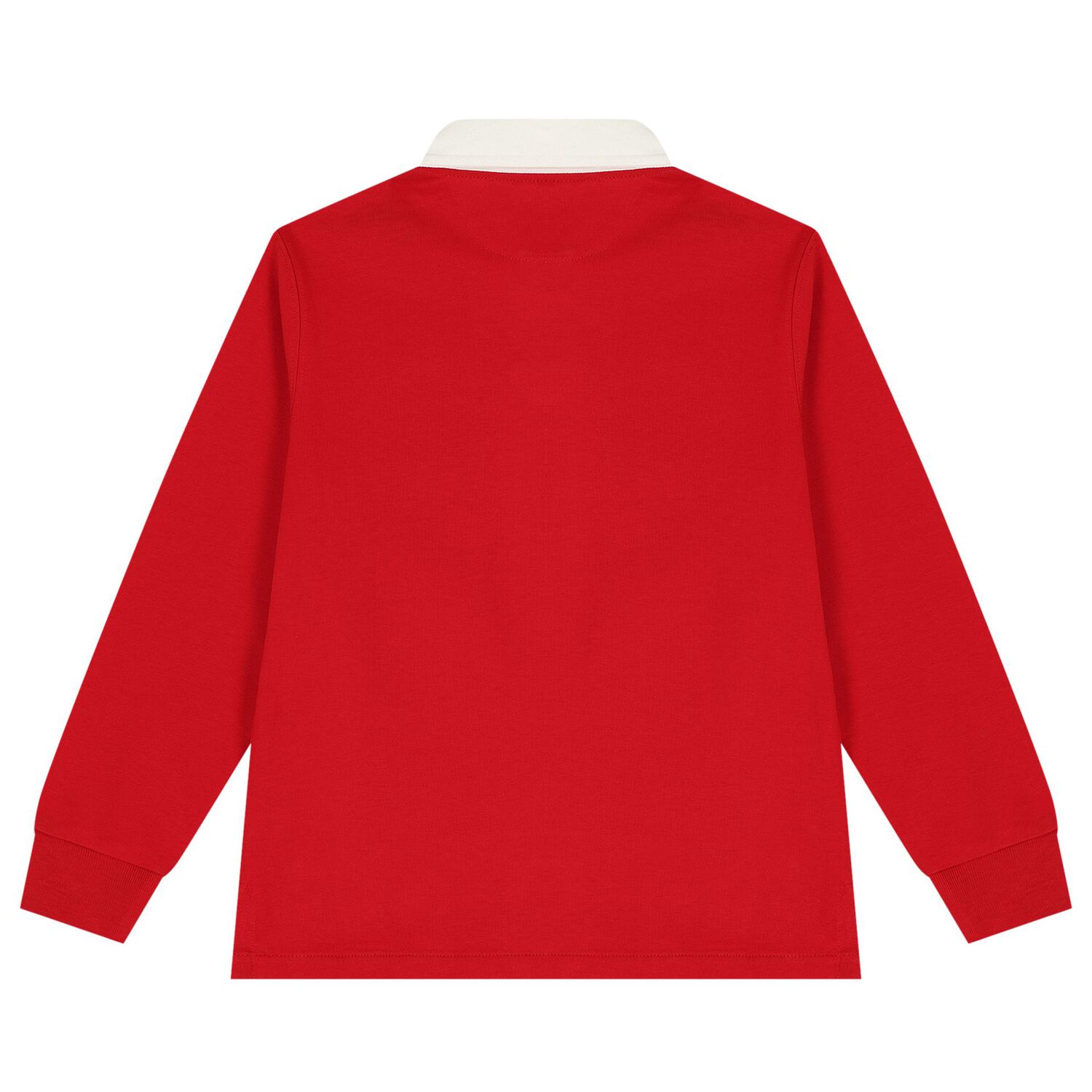 تيشيرت بولو للاولاد بشعار الحصان باللون الاحمر , 1, hi-res