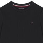 Boys Black & Grey Cotton Logo Long Sleeve Top( 2-Pack ), 2, hi-res