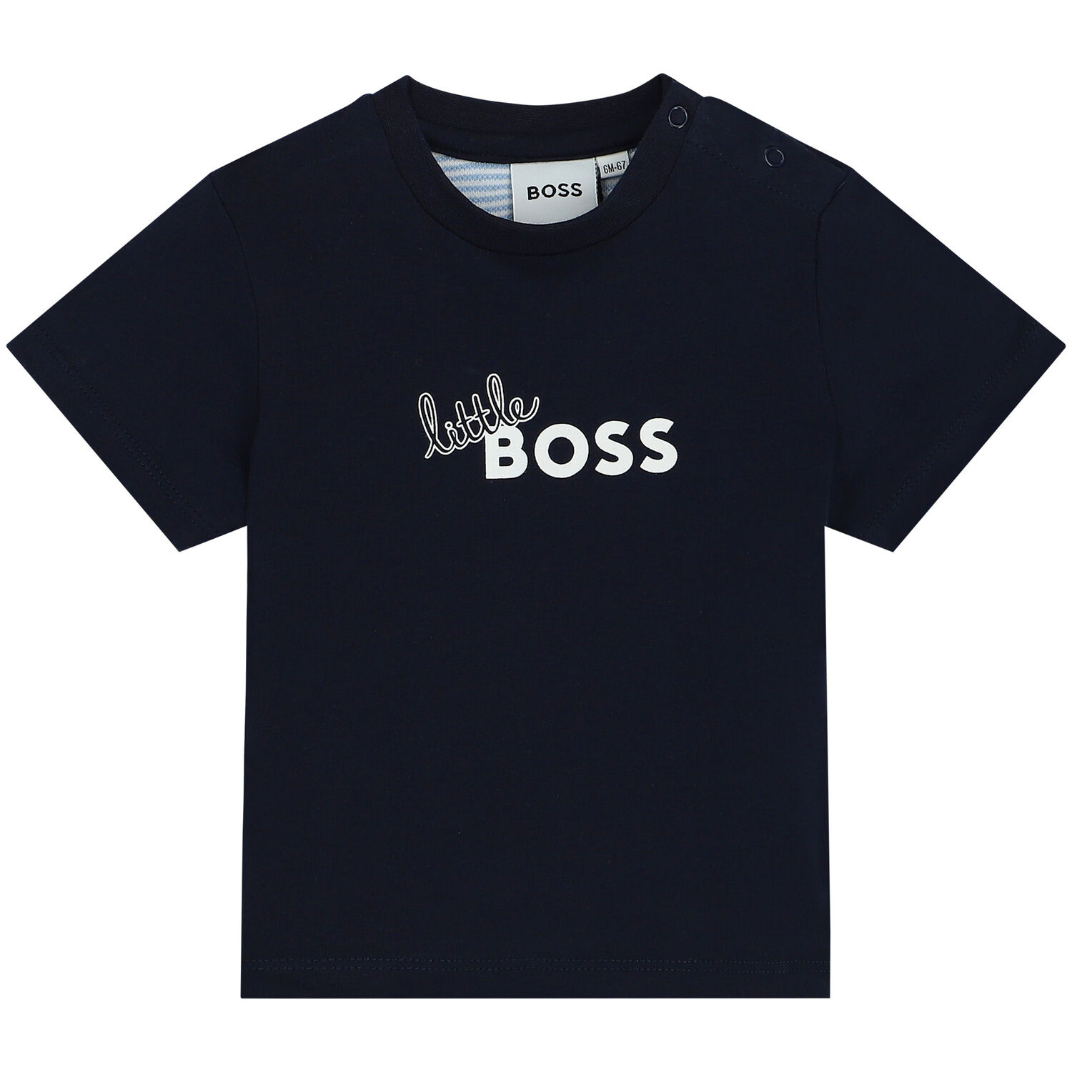 Baby Boys Navy Blue Logo Shorts Set, 1, hi-res