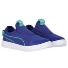 Boys Blue Courtflex v3 Slip On Trainers, 1, hi-res
