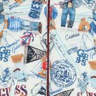 جاكيت شتوي مبطن بشعار  باللونين الابيض و الازرق , 1, hi-res