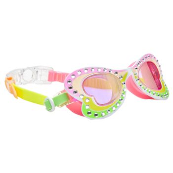 Girls Multi-Coloured Butterfly Swimming Goggles