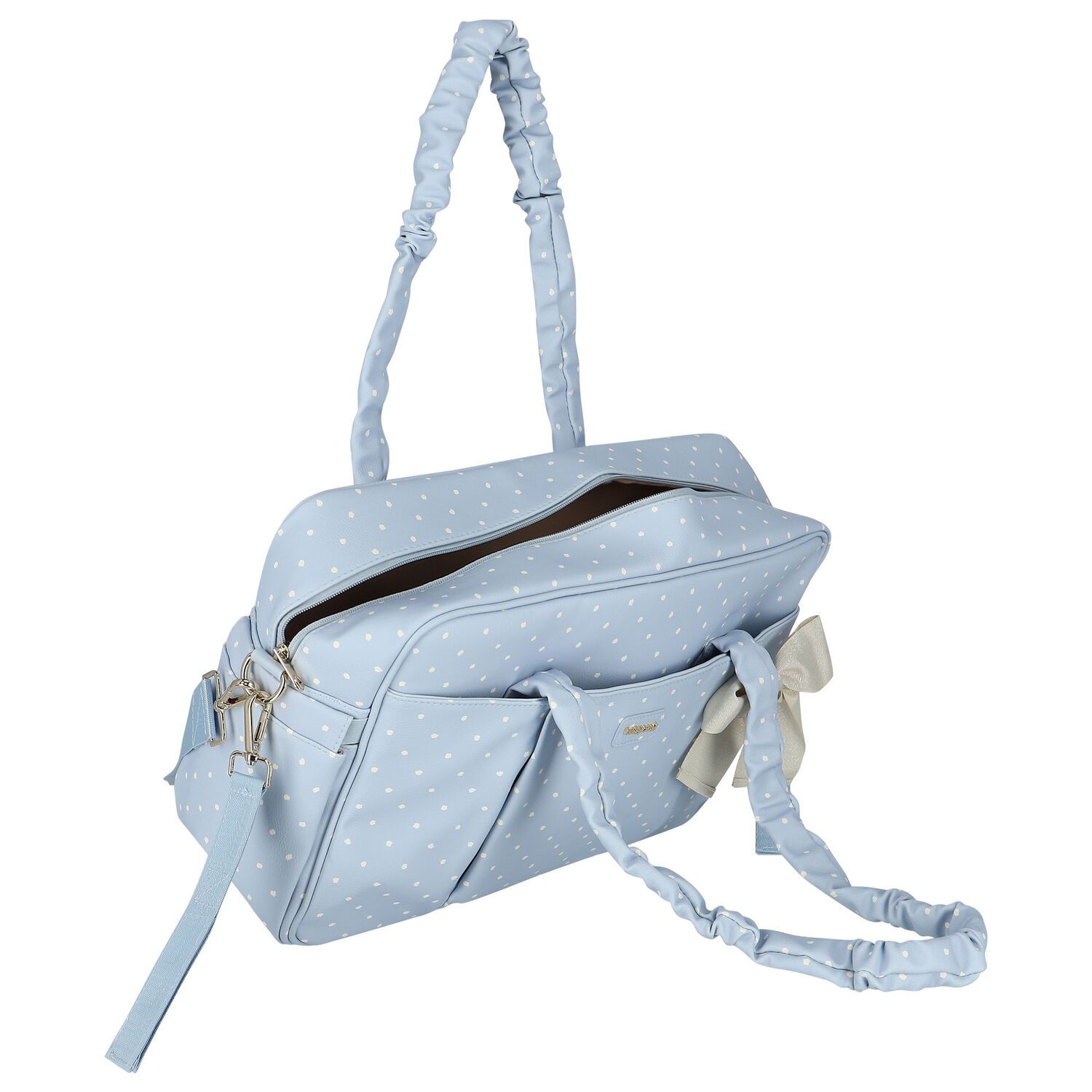 شنطة مواليد جلد صناعي  باللون الأزرق للأطفال , 2, hi-res image number null