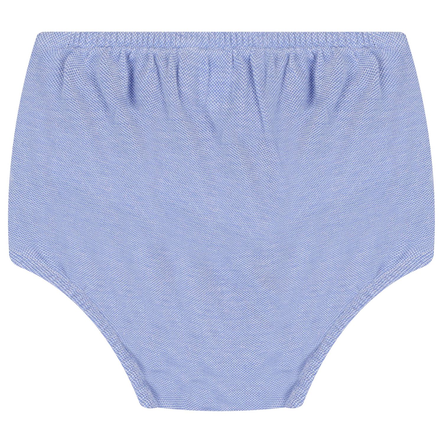 Baby Girls Blue Logo Polo Dress Set, 1, hi-res