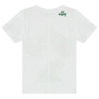 Boys White Dinosaur T-Shirt, 1, hi-res