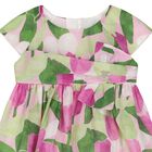 فستان زهري باللونين الأخضر والبنفسجي للفتيات الصغيرات, 2, hi-res